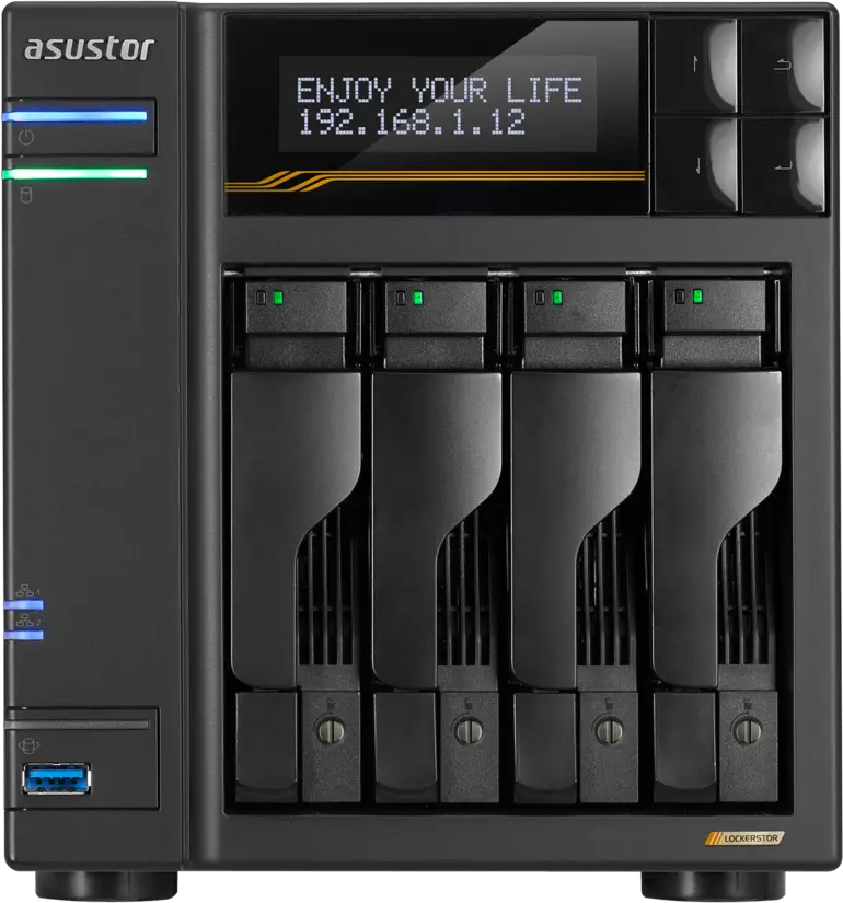 Asustor Lockerstor 4 Gen3 AS6804T 4-bay NAS — quoted from Bur Dubai, Dubai.