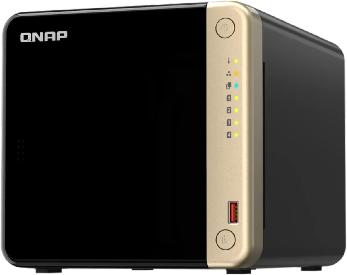 QNAP TS-464 4-bay NAS — stocked in Bur Dubai, Dubai.